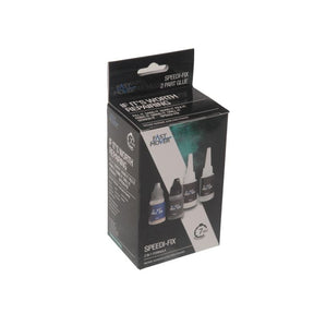 FMT Speedy Fix 2 Part Glue Adhesive & Welding Powder Kit