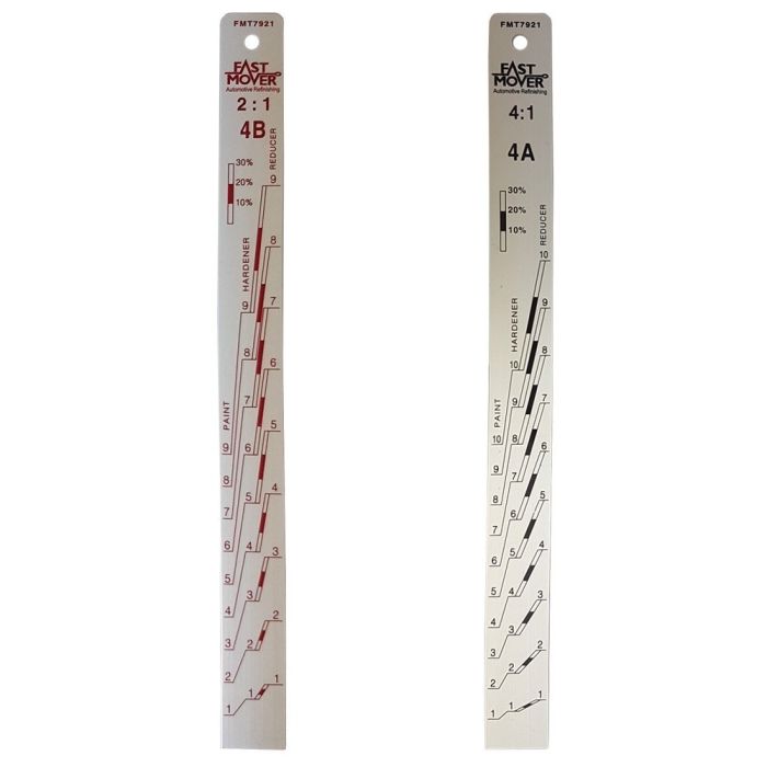 FMT Aluminium Paint Mixing Stick, 370mm x 32mm x 2mm, 2:1 & 4:1