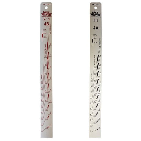 FMT Aluminium Paint Mixing Stick, 370mm x 32mm x 2mm, 2:1 & 4:1