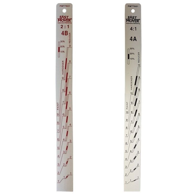FMT Aluminium Paint Mixing Stick, 370mm x 32mm x 2mm, 2:1 & 4:1
