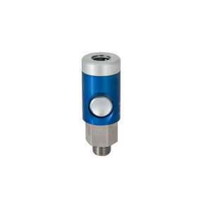 FMT 1/4" BSP Male Safety Quick Air Coupling, Hi-Flow, Series 19