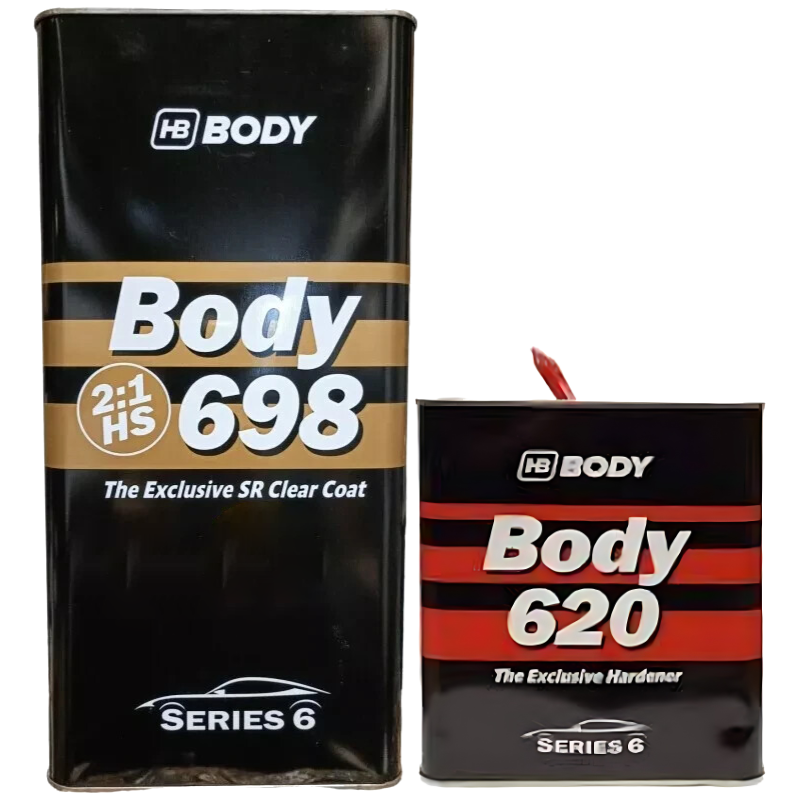 HB Body 698 Clearcoat Lacquer + Hardener, 7.5L Kit