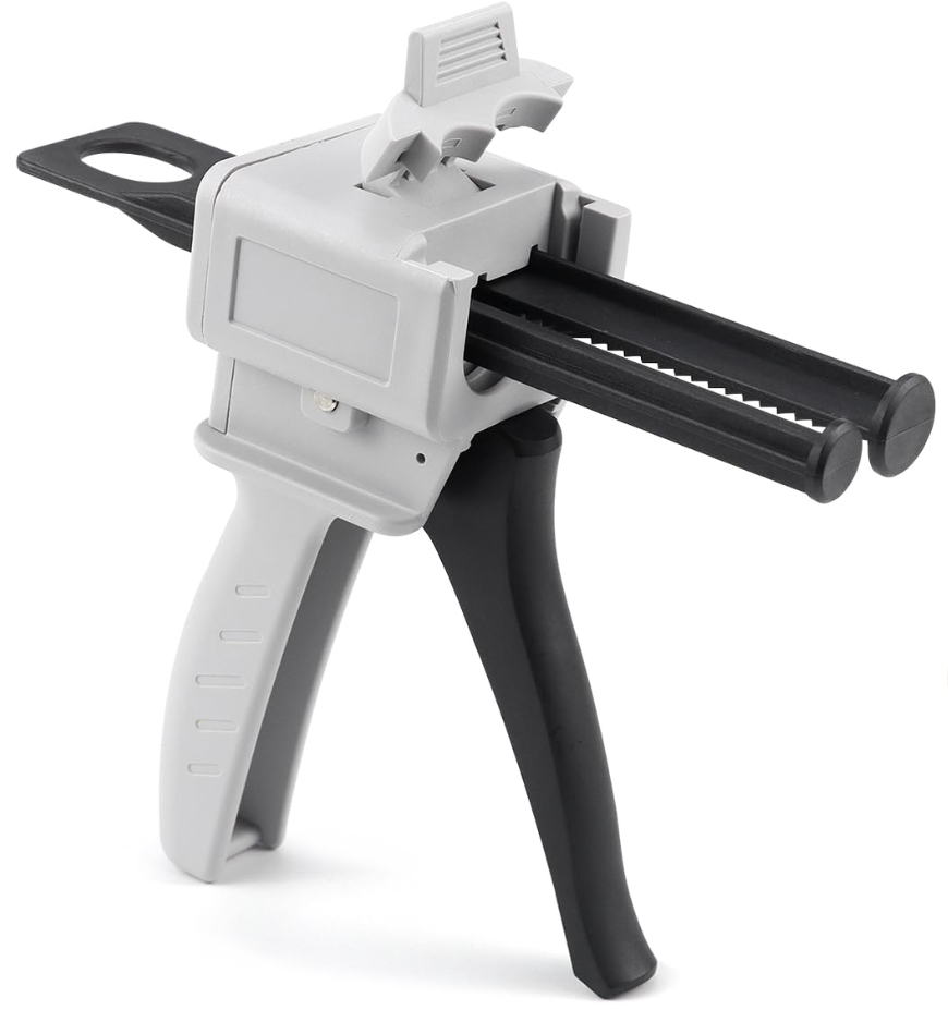 2 Pack (2K) Glue/Adhesive Manual Application Gun for 50ml cartridges, Plastic