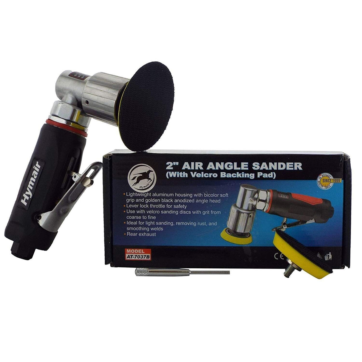 Hymair 2"/55mm Air Angle Sander + Backing Pad